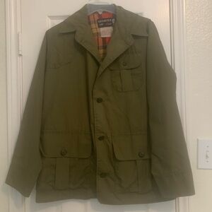 Squaltex by Red Head Fishing Wading Jacket Vintage 80s Army Green Size 42